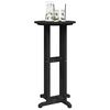 vidaXL Bar Table Black 55 x 55 x 107 cm Polyethylene