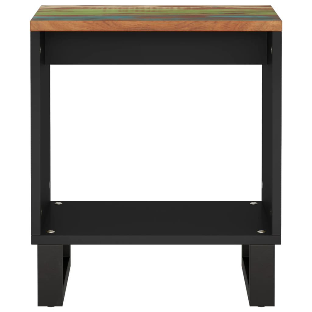 vidaXL Coffee Table 40x31x46 cm Solid Wood Reclaimed&Engineered Wood