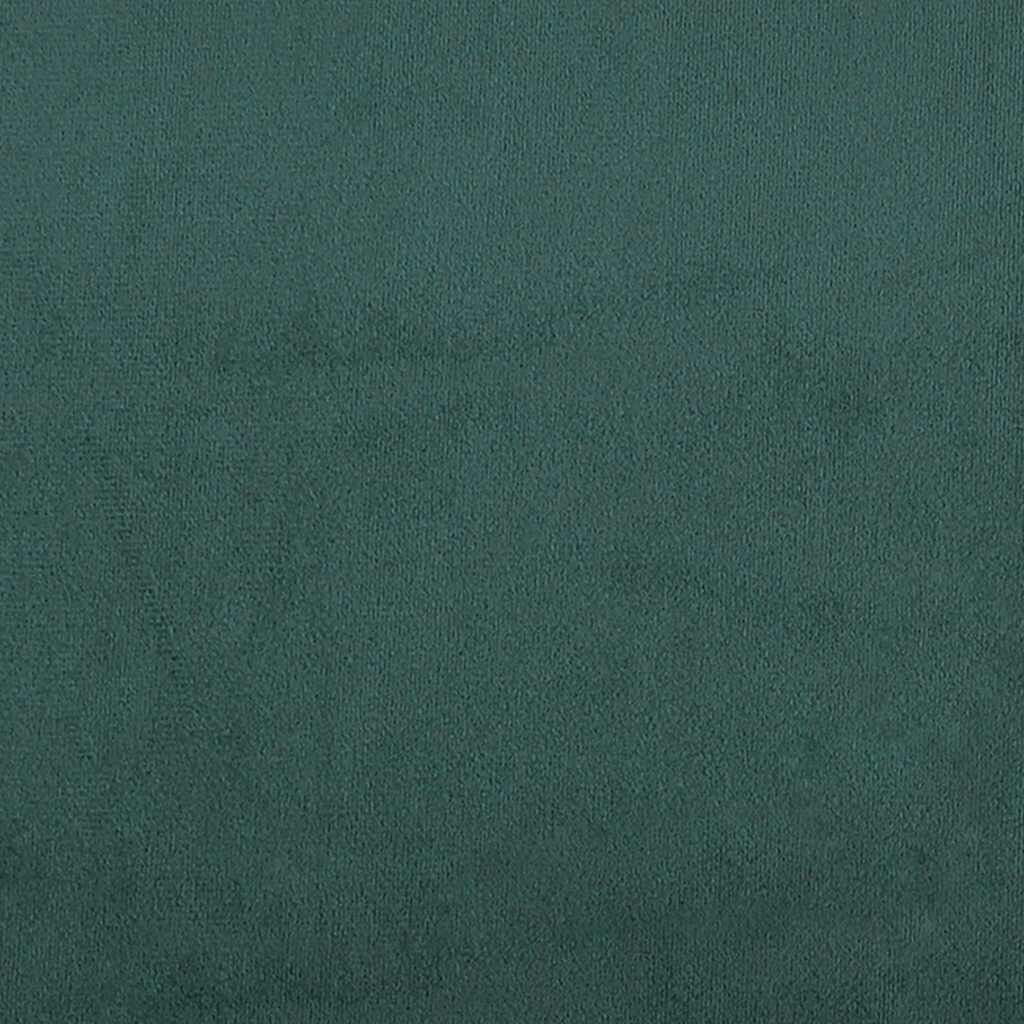 vidaXL Sofa 2-Seater Dark Green Velvet