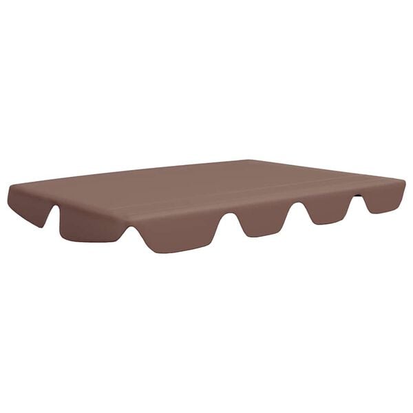 vidaXL Replacement Canopy for Garden Swing Brown 150/130x105/70 cm