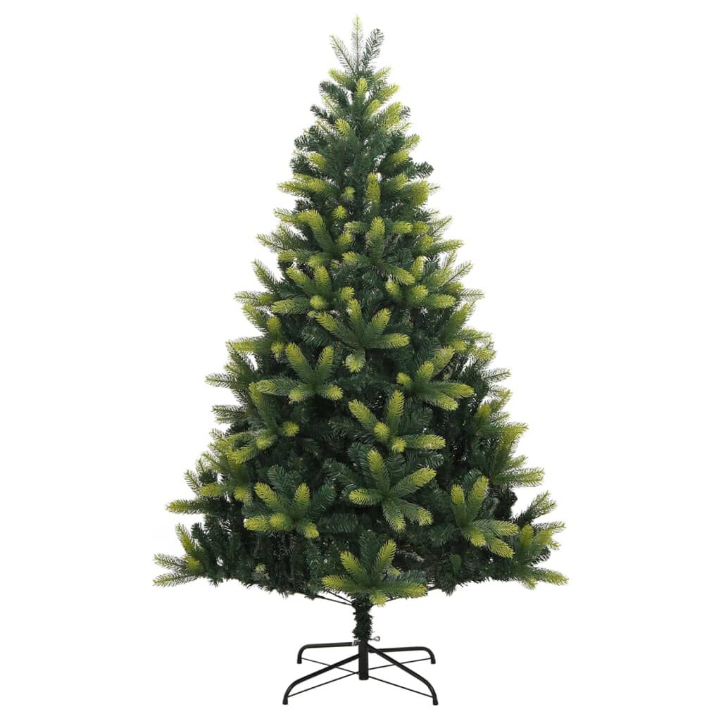 vidaXL Artificial Hinged Christmas Tree with Stand 150 cm