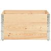 vidaXL Pallet Collars 3 pcs 50x100 cm Solid Pine Wood