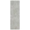 vidaXL Bookshelf Concrete Grey 40x24x75 cm Engineered Wood