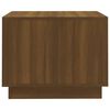 vidaXL Coffee Table Brown Oak 55x55x43 cm Engineered Wood