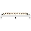 vidaXL Bed Frame without Mattress White King Faux Leather (US Only)