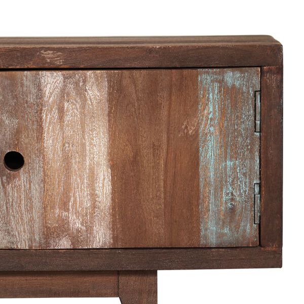 vidaXL TV Cabinet Solid Acacia Wood Vintage 118x30x40 cm