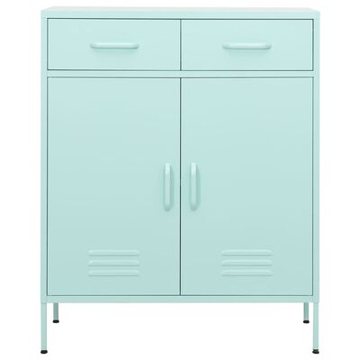 vidaXL Storage Cabinet Mint 80x35x101.5 cm Steel