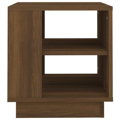 vidaXL Coffee Table Brown Oak 40x40x43 cm Engineered Wood