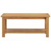 vidaXL Coffee Table 90x45x40 cm Solid Oak Wood