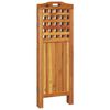 vidaXL 4-Panel Room Divider 162x2x115 cm Solid Wood Acacia