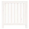 vidaXL Radiator Cover White 79.5x19x84 cm Solid Wood Pine
