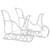 vidaXL Reindeers & Sleigh Christmas Decoration 320 LEDs Acrylic