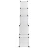 vidaXL Storage Cube Organiser with 15 Cubes Transparent PP