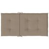 vidaXL Garden Lowback Chair Cushions 6 pcs Taupe 100x50x3 cm Oxford Fabric