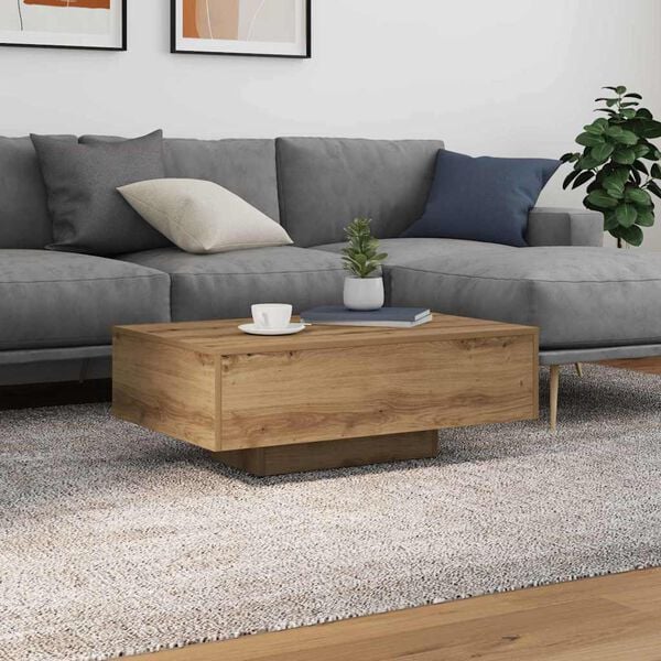 vidaXL Coffee Table Artisan Oak 85 x 55 x 31 cm Engineered Wood