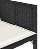 vidaXL 11 Piece Garden Dining Set with Cushions Grey Poly Rattan