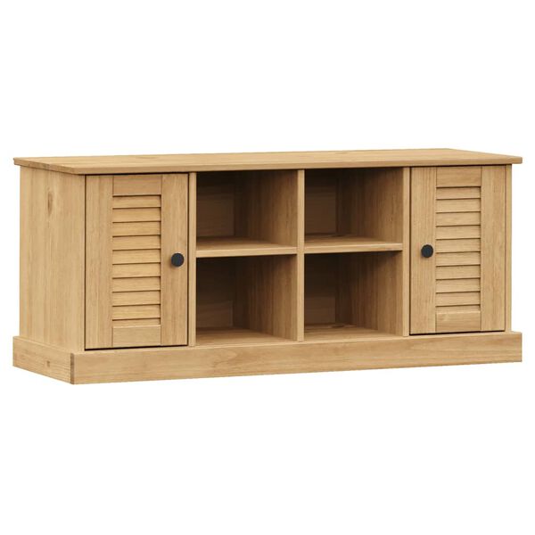 vidaXL Shoe Bench VIGO 106x35x45 cm Solid Wood Pine