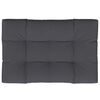 vidaXL Pallet Cushion Anthracite 120x80x12 cm Fabric