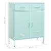 vidaXL Storage Cabinet Mint 80x35x101.5 cm Steel