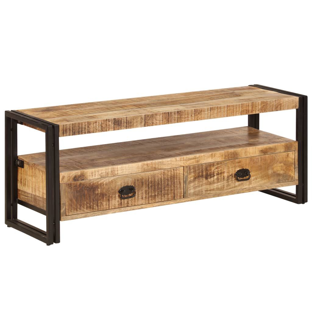 vidaXL TV Cabinet 120x35x45 cm Solid Mango Wood