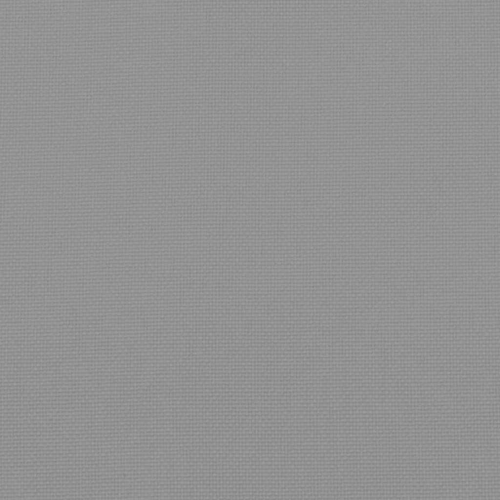 vidaXL Garden Bench Cushions 2pcs Grey 180x50x7cm Oxford Fabric