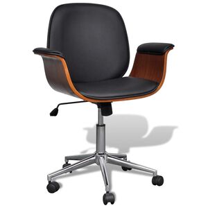 Artificial Leather Modern Swivel Chair Arm Chair Adjustable