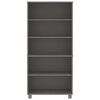 vidaXL Highboard HAMAR Solid Wood Pine Light Grey