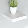 vidaXL Floating Wall Shelf White 23x23.5x3.8 cm MDF