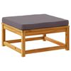 vidaXL 8 Piece Garden Lounge Set with Cushions Solid Wood Acacia