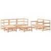 vidaXL 7 Piece Garden Lounge Set Solid Wood Pine
