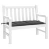vidaXL Garden Bench Cushion Melange Anthracite 100x50x7 cm Fabric