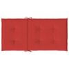 vidaXL Garden Lowback Chair Cushions 2 pcs Red 100x50x3 cm Oxford Fabric