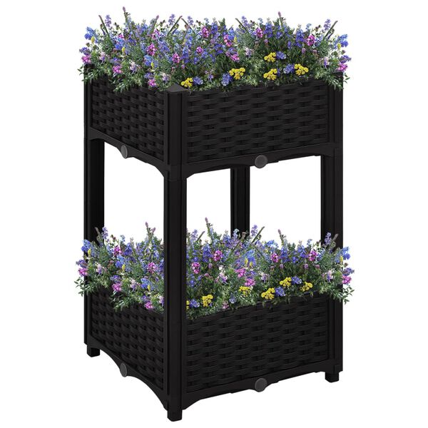 vidaXL Raised Bed 40x40x71 cm Polypropylene