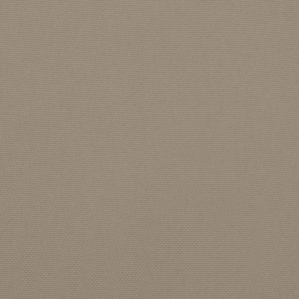 vidaXL Garden Chair Cushions 4 pcs Taupe 50x50x4 cm Oxford Fabric