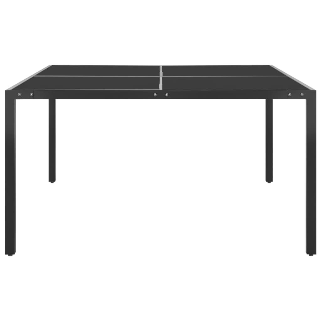vidaXL 9 Piece Outdoor Dining Set Steel