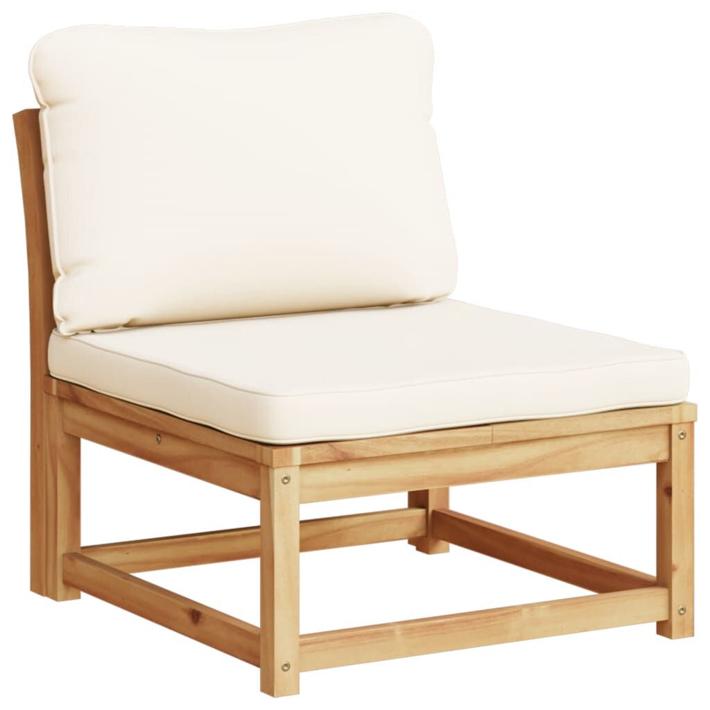 vidaXL Garden Sofa with Cushions Solid Wood Acacia
