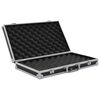 vidaXL Gun Case Aluminium ABS Black