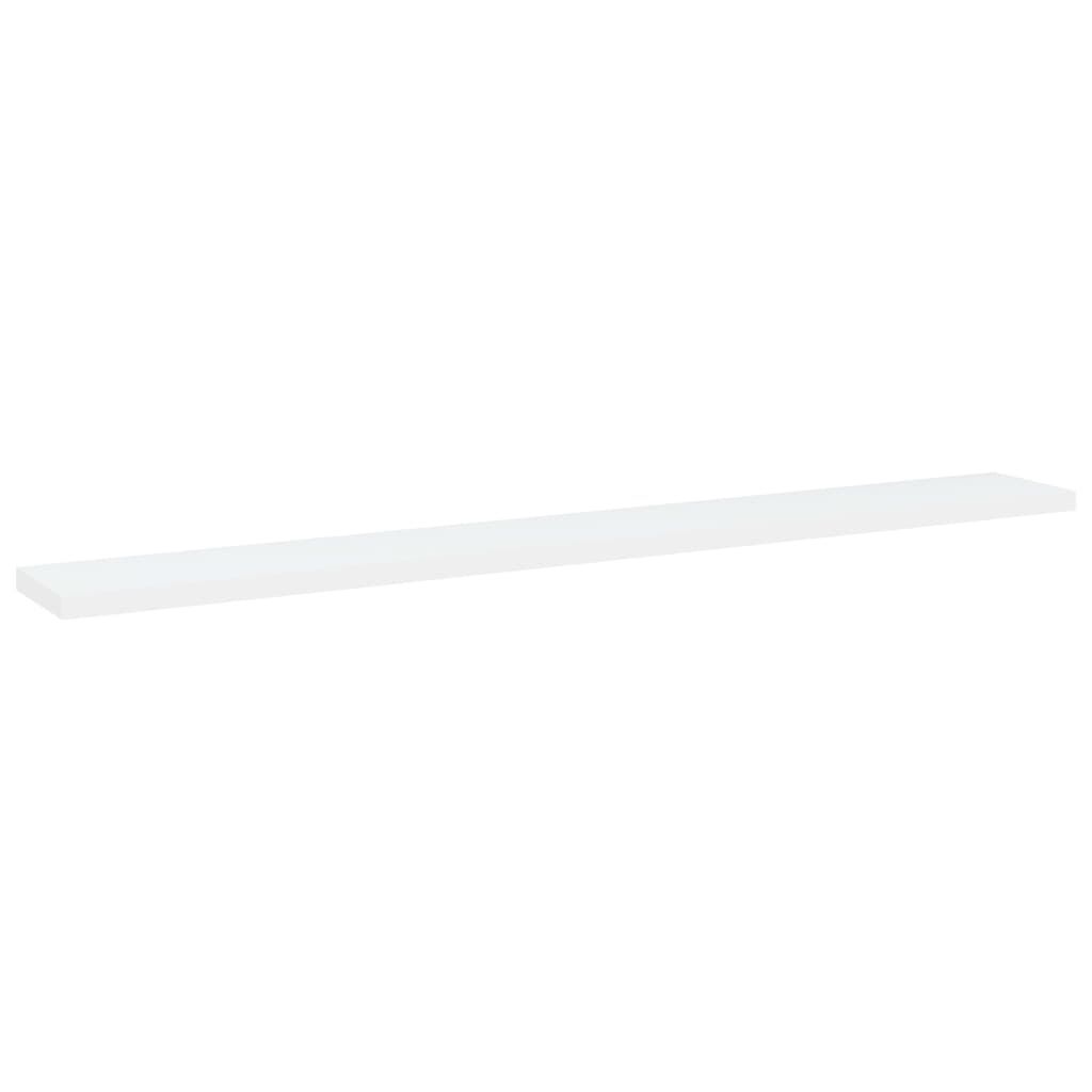 vidaXL Bookshelf Boards 4 pcs White 80x10x1.5 cm Engineered Wood