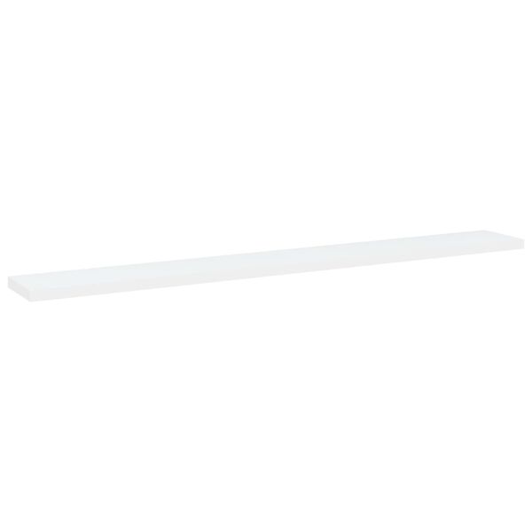 vidaXL Bookshelf Boards 4 pcs White 80x10x1.5 cm Engineered Wood
