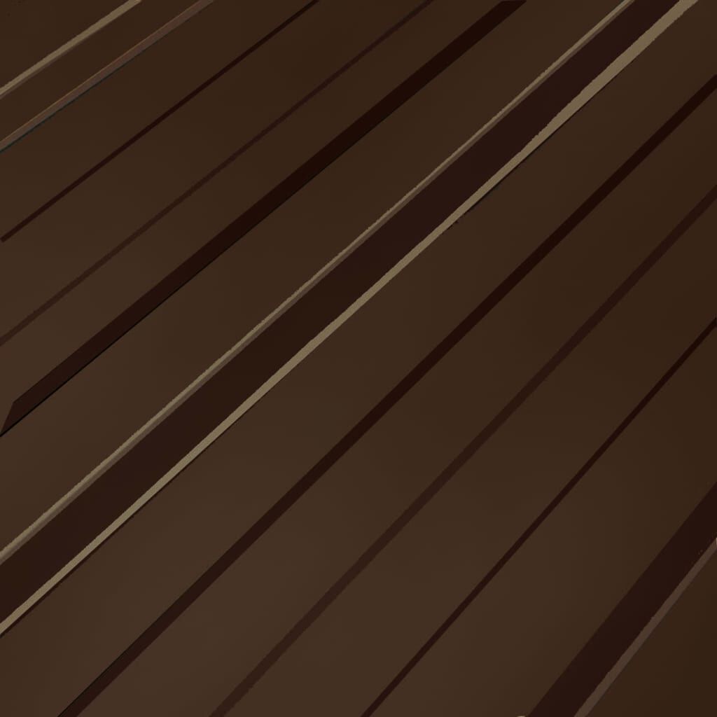 vidaXL Roof Panels 12 pcs Galvanised Steel Brown
