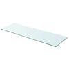 vidaXL Shelf Panel Glass Clear 90x30 cm