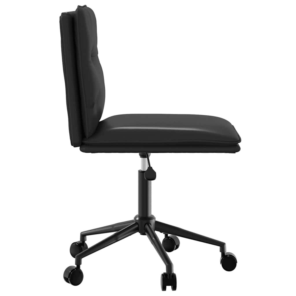 vidaXL Dining Chair Black Faux Leather