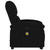 vidaXL Stand up Massage Recliner Chair Black Velvet