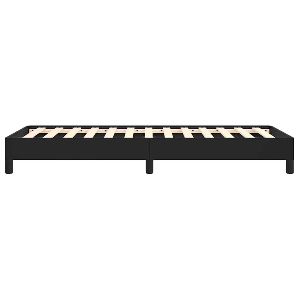 vidaXL Bed Frame without Mattress Black 100x203 cm Twin XL Faux Leather