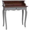 vidaXL Writing Desk Solid Mahogany Wood 80x40x92 cm