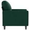 vidaXL Sofa Chair Dark Green 60 cm Velvet