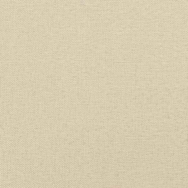 vidaXL Massage Recliner Chair Cream Fabric
