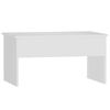 vidaXL Coffee Table White 80x50.5x41.5 cm Engineered Wood