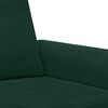 vidaXL 2 Piece Sofa Set with Cushions Dark Green Velvet