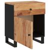 vidaXL Bedside Cabinet 50x33x60 cm Solid Wood Acacia&Engineered Wood